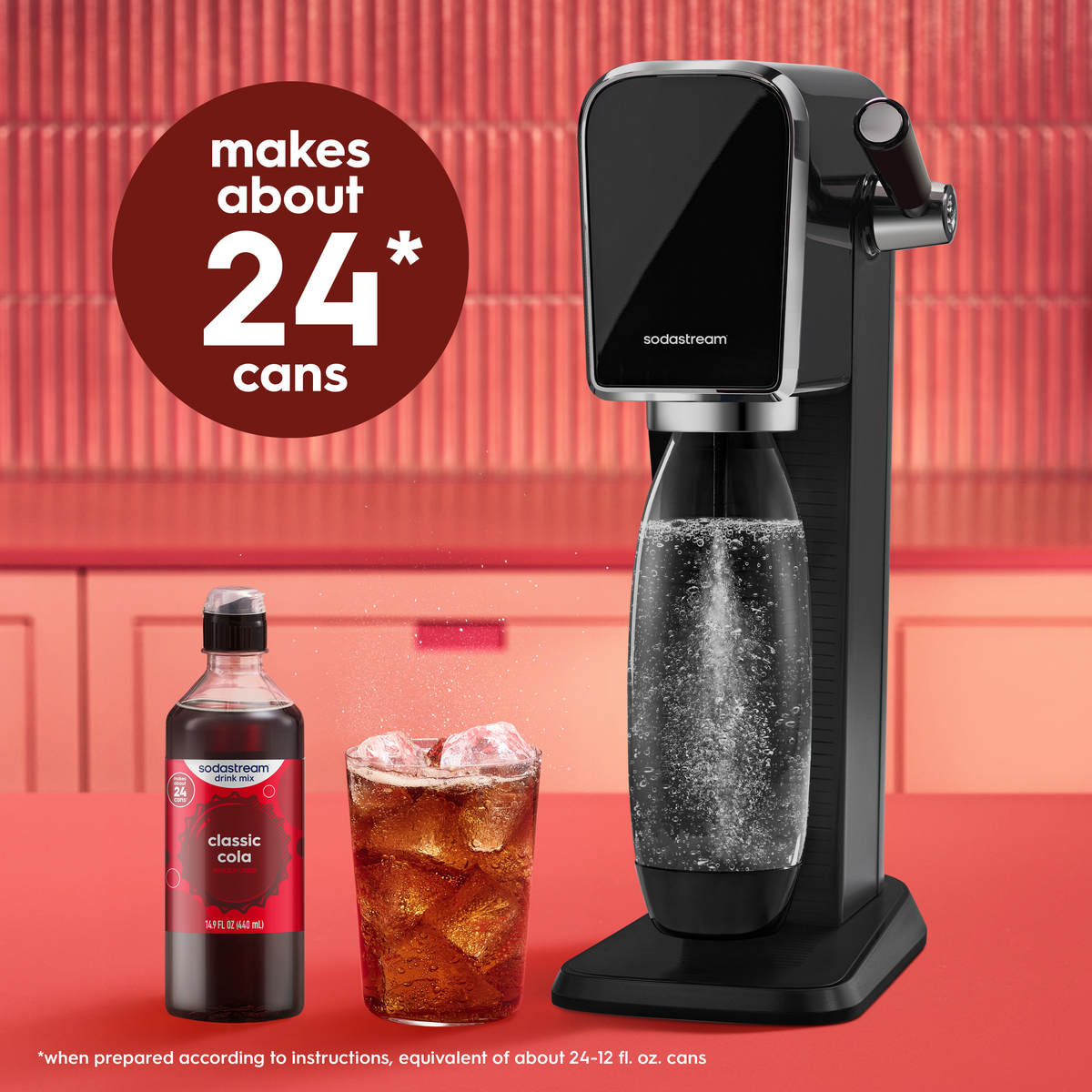 4 Pack Cola Flavored Soda Syrup Drink Mix
