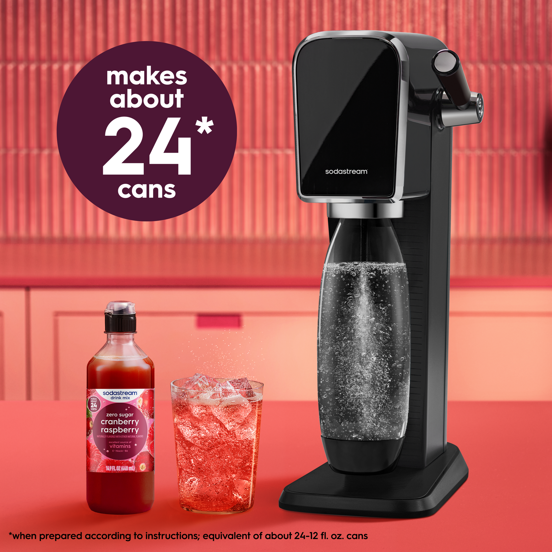 Cranberry Raspberry Zero Calorie Syrup Flavor Mix – SodaStream Cranberry Raspberry Zero Calorie Syrup Flavor Mix – SodaStream