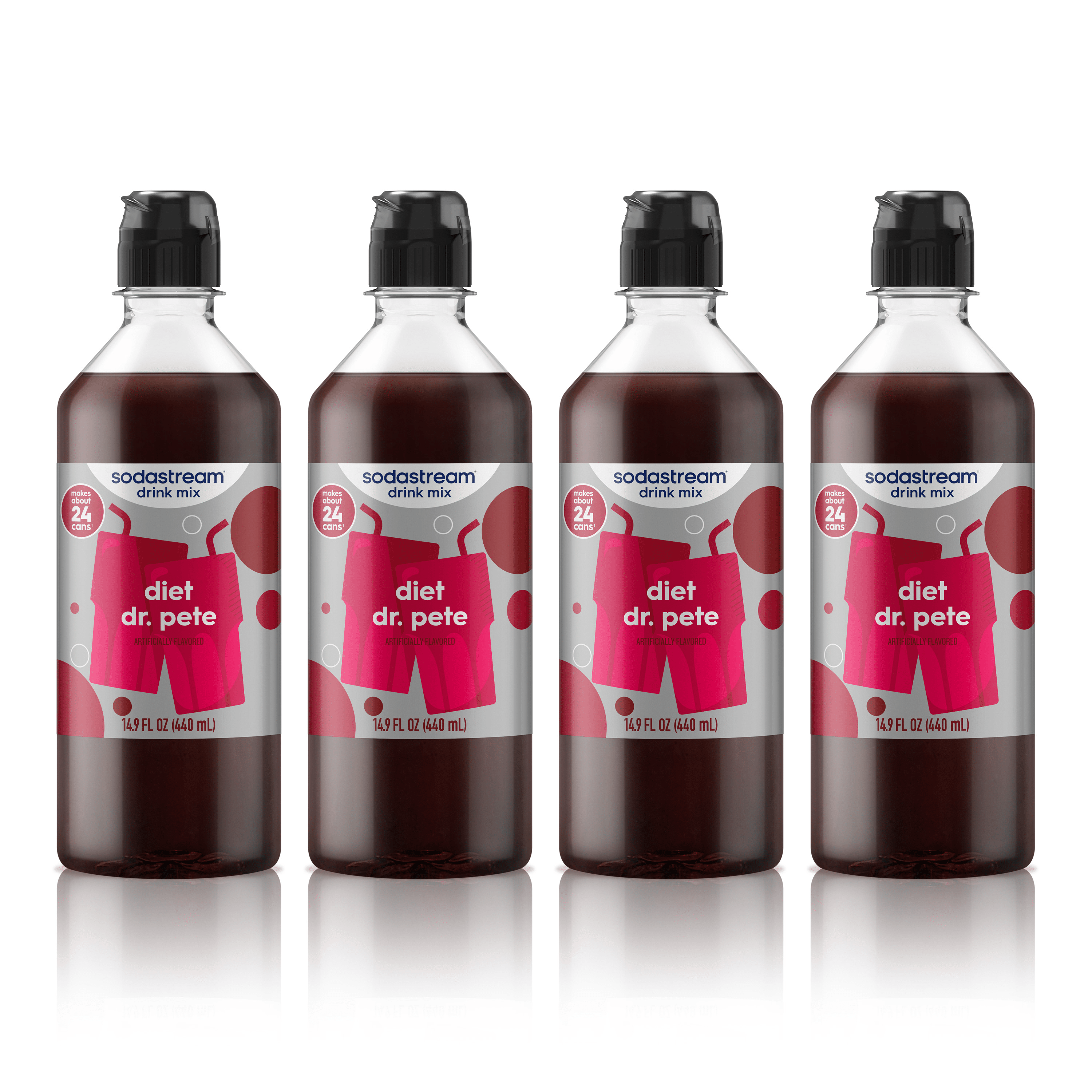 Sodastream Classics® Diet Dr. Pete Drink Mix 4 Pack 440ml sodastream