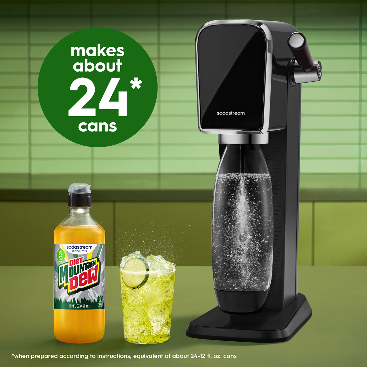 SodaStream® Diet MTN DEW® Drink Mix Syrup