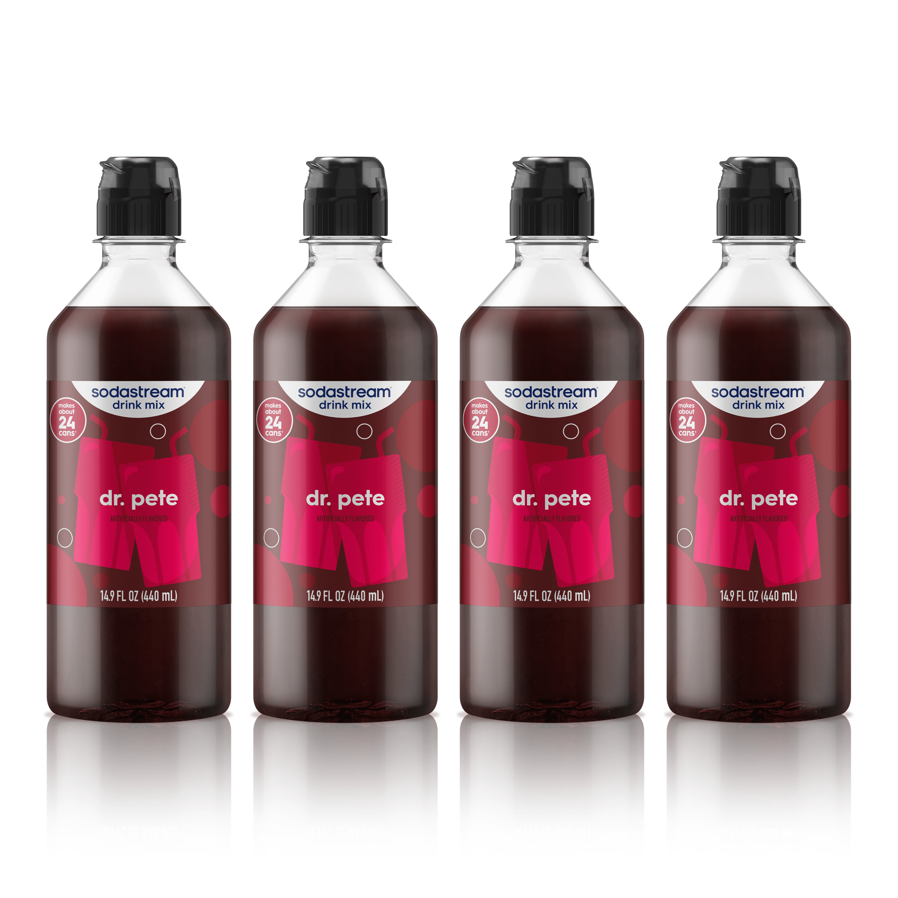 Sodastream Classics® Dr. Pete Drink Mix 4 Pack 440ml sodastream