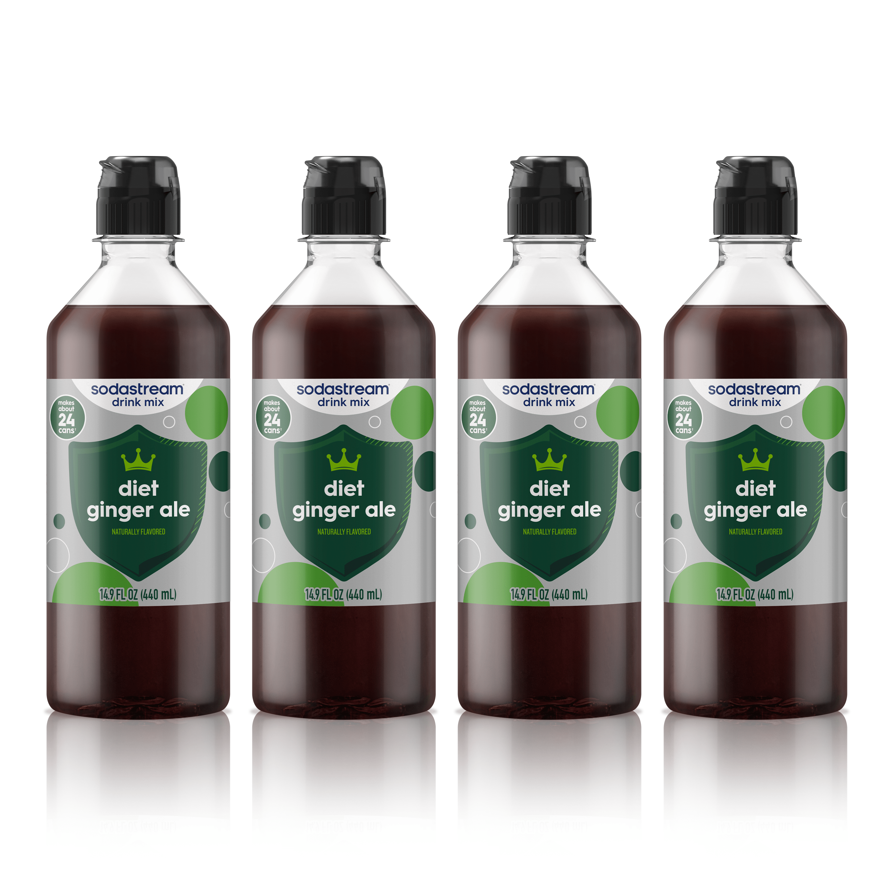 Sodastream Classics® Diet Ginger Ale Drink Mix 4 Pack 440ml sodastream