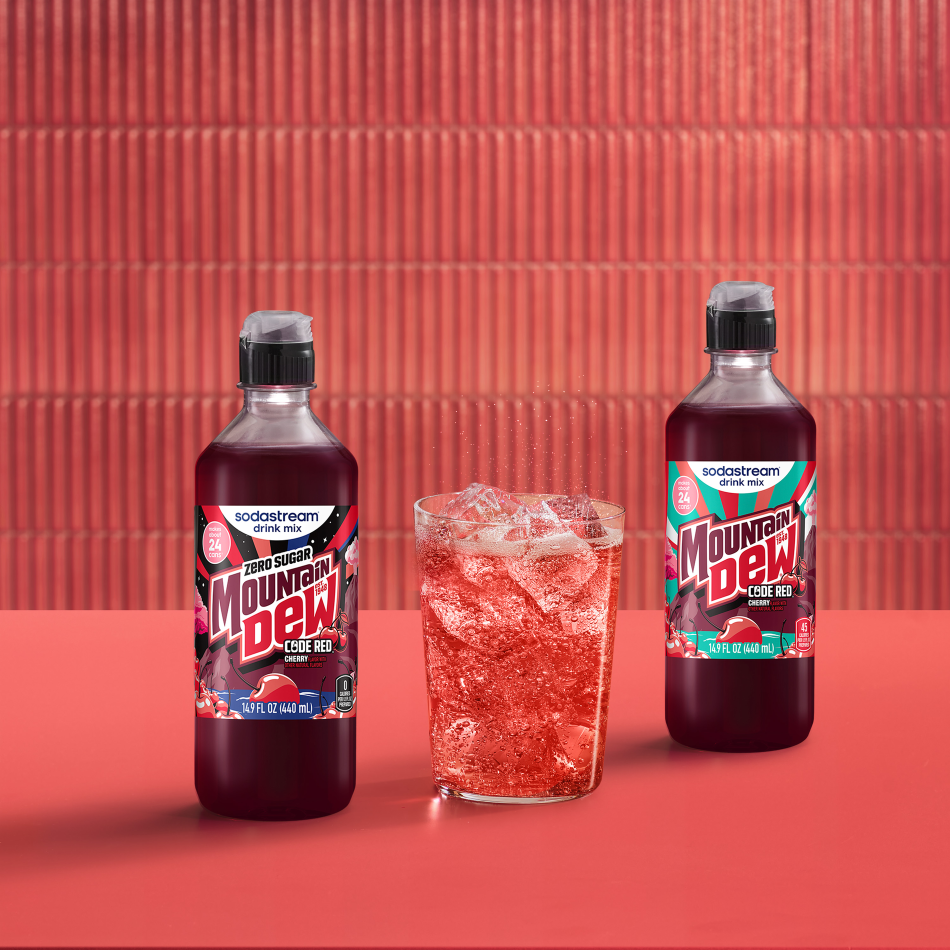 SodaStream® Mountain Dew® Code Red Zero Drink Mix