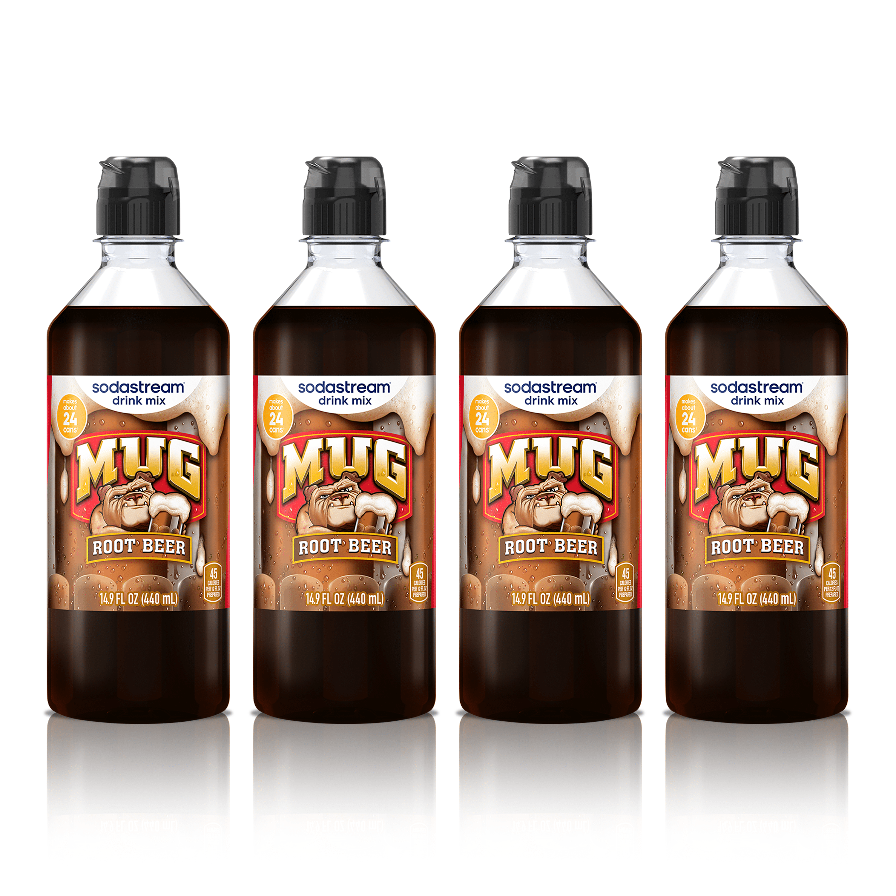 Sodastream MUG® Root Beer Drink Mix 4 Pack 440ml sodastream