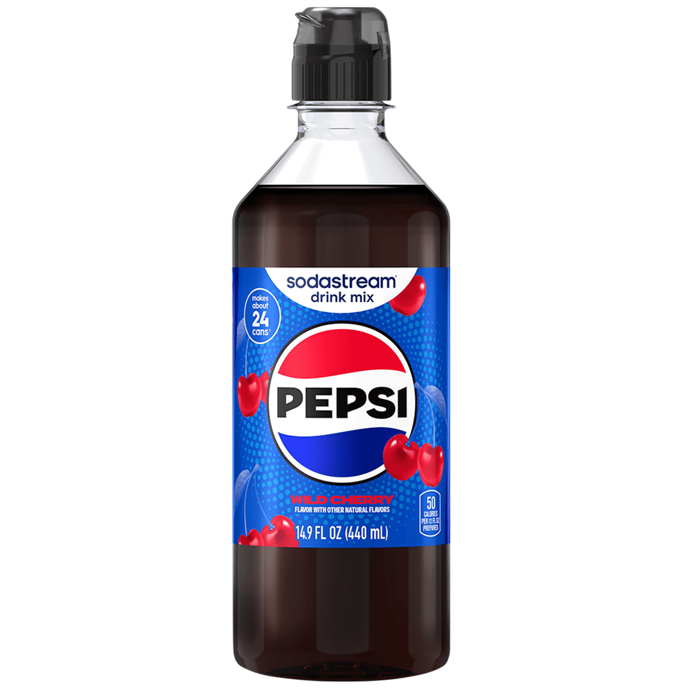 Sodastream Pepsi Wild Cherry Drink Mix Single Bottle