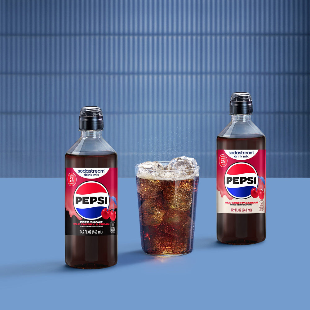 Sodastream Pepsi® Wild Cherry & Cream Zero Sugar 4 Pack Drink Mix 4 x 440ml