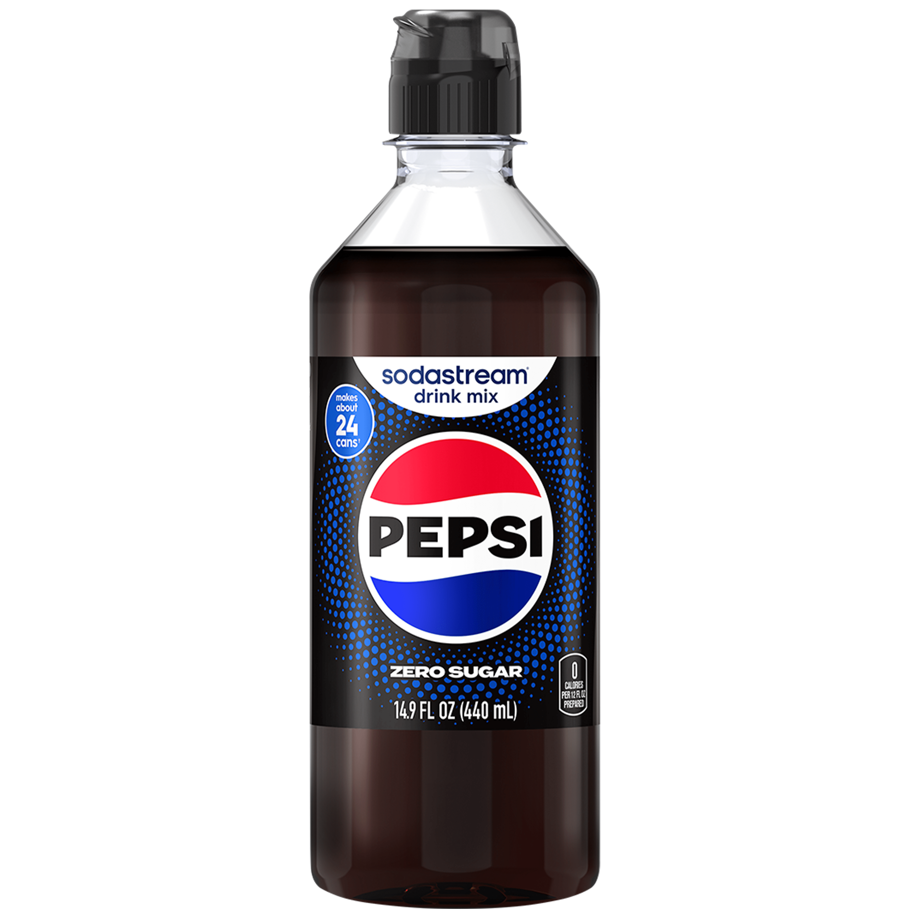 Sodastream Pepsi Zero Sugar Drink Mix 440ml sodastream