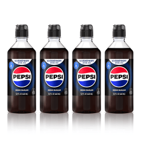 Sodastream Pepsi Zero Sugar Drink Mix 4 Pack 440ml