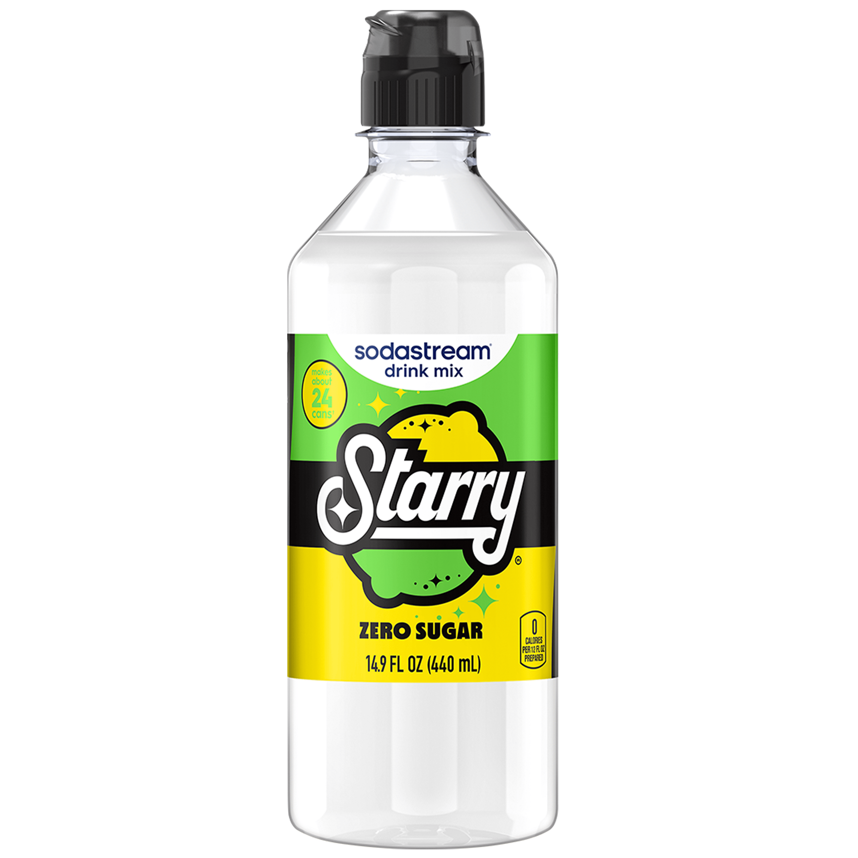 Sodastream STARRY® Lemon Lime Zero Sugar Drink Mix 440ml sodastream