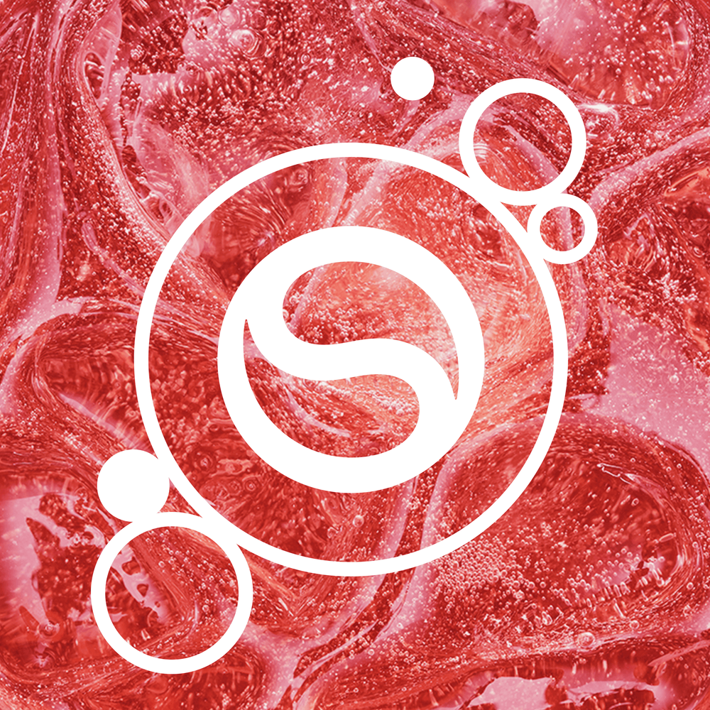 Sodastream brand logo with Strawberry Watermelon background