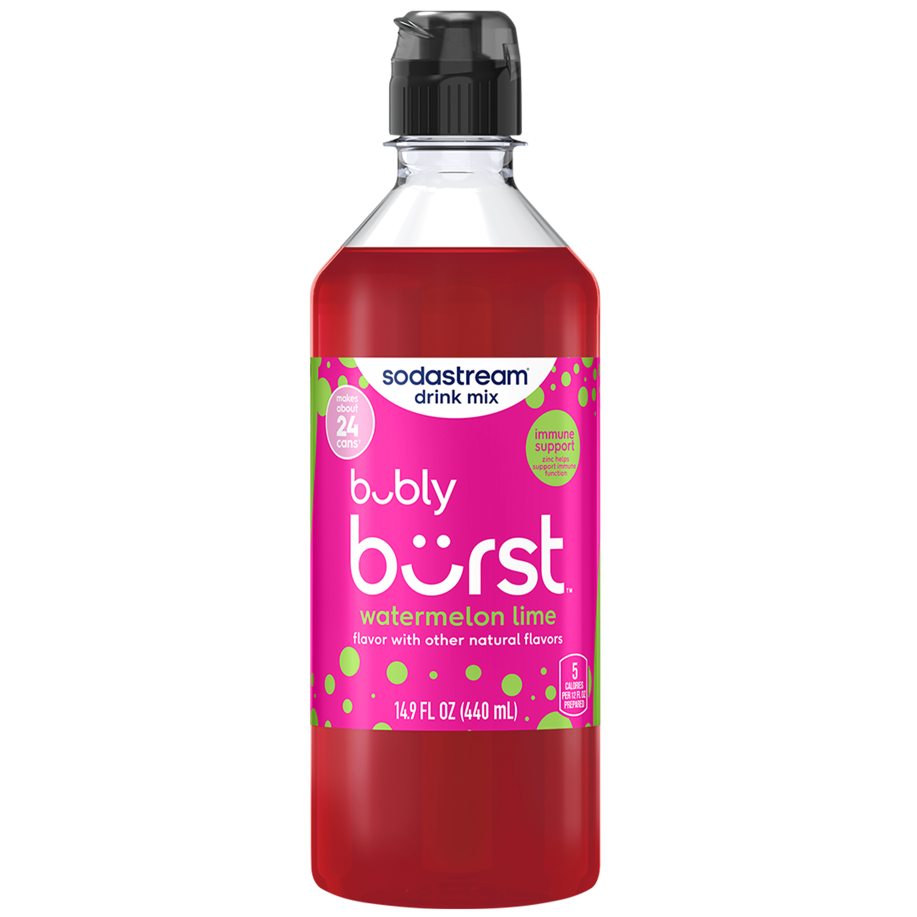 Sodastream bubly burst® Watermelon Lime Drink Mix 440ml sodastream