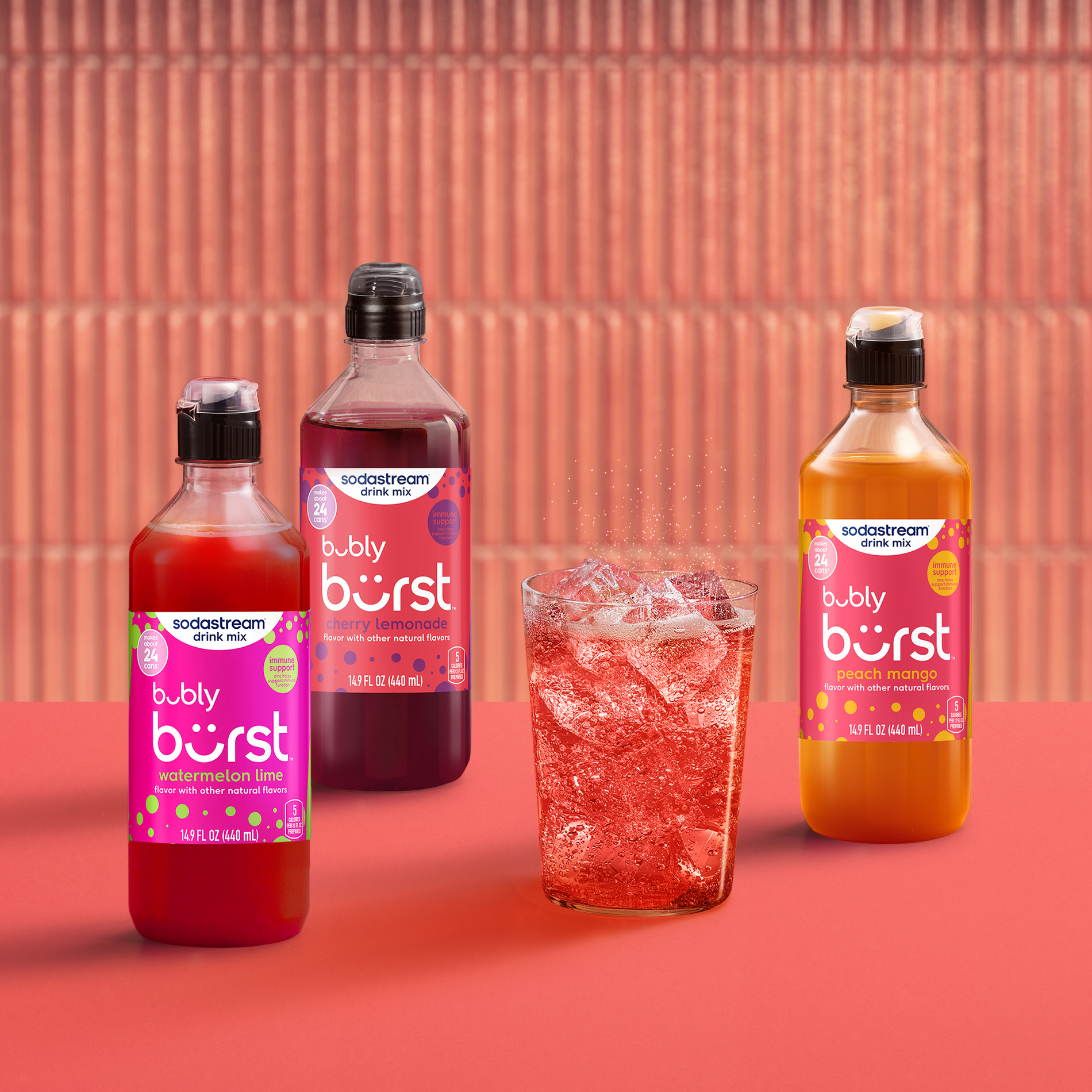 SodaStream® bubly burst Watermelon Lime Flavor Mix
