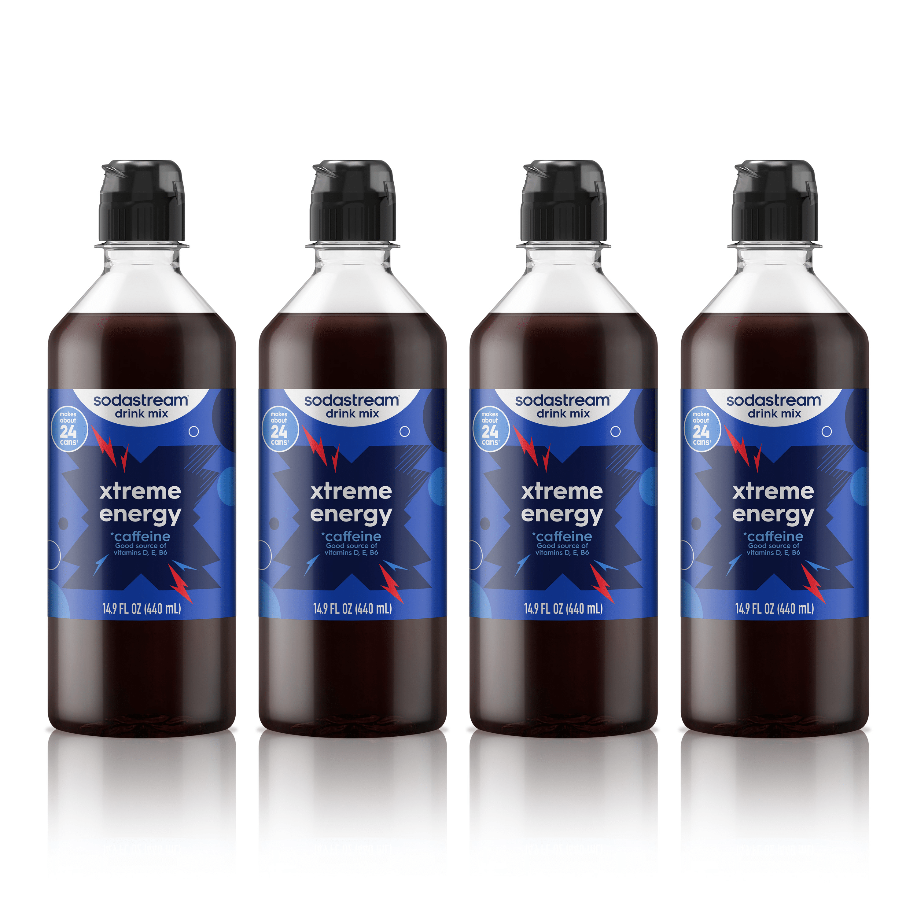Sodastream Classics® Xtreme Energy Drink Mix 4 Pack 440ml sodastream