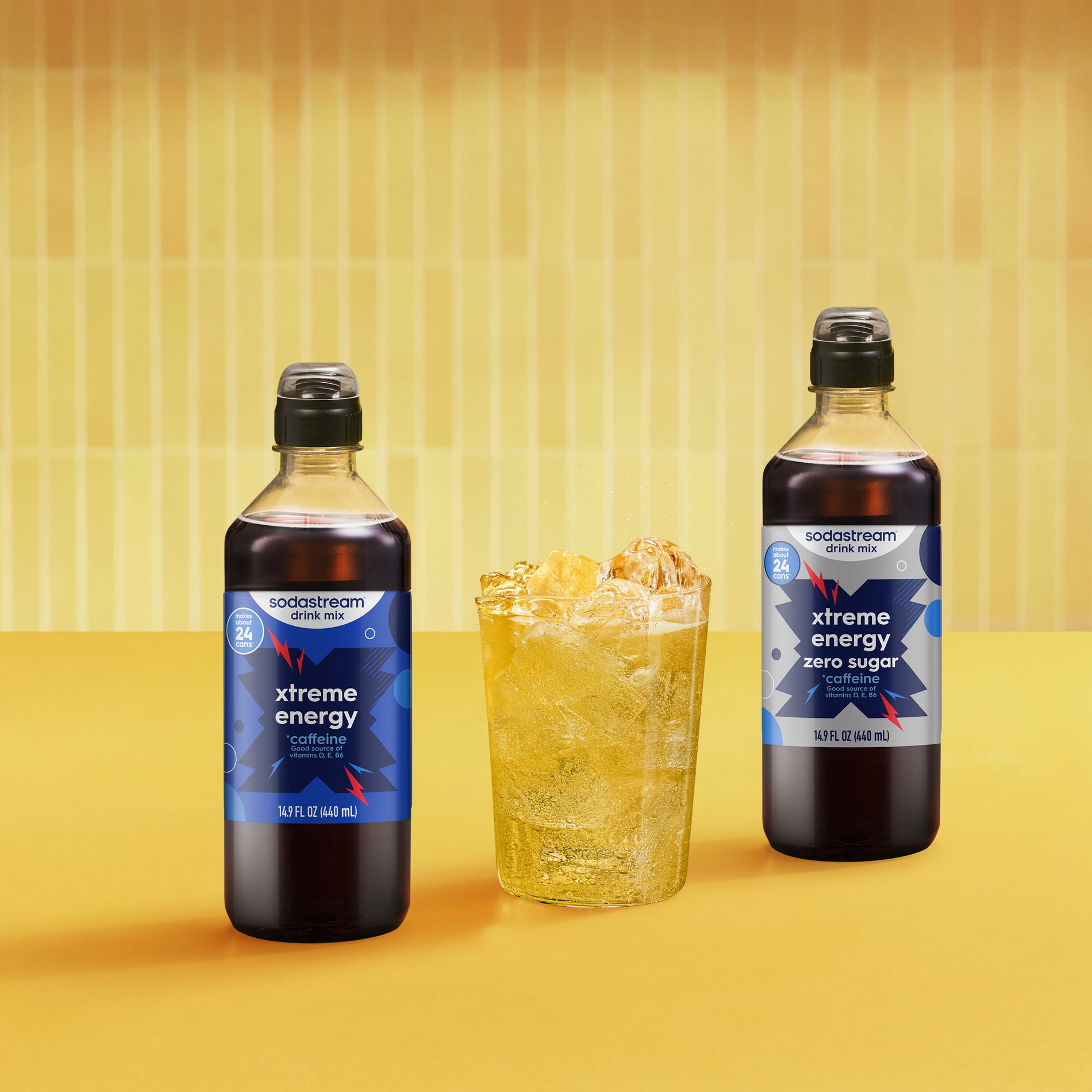 Sodastream Xtreme Energy Drink Mix with other varieties of flavors