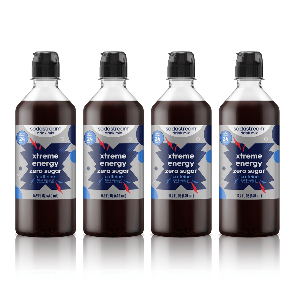 Sodastream Classics® Xtreme Energy Zero Sugar Drink Mix 4 Pack 440ml