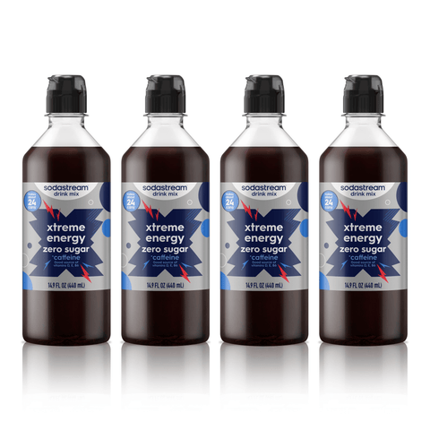 Sodastream Classics Xtreme Energy Zero Sugar Drink Mix 4 Pack 440ml