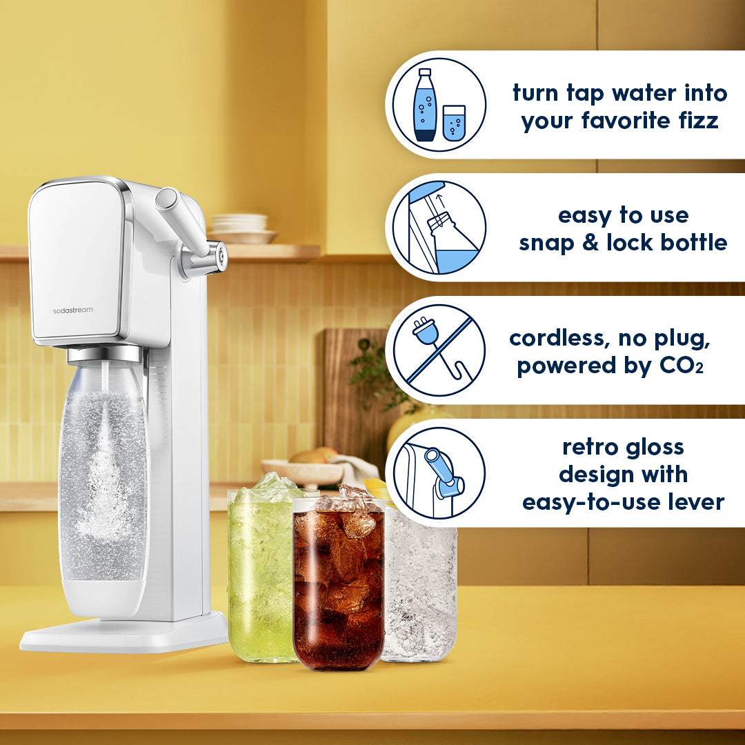 sodastream Art　 ホワイト ソーダストリーム SodaStream / ART(アート) 90日間 スターター キット