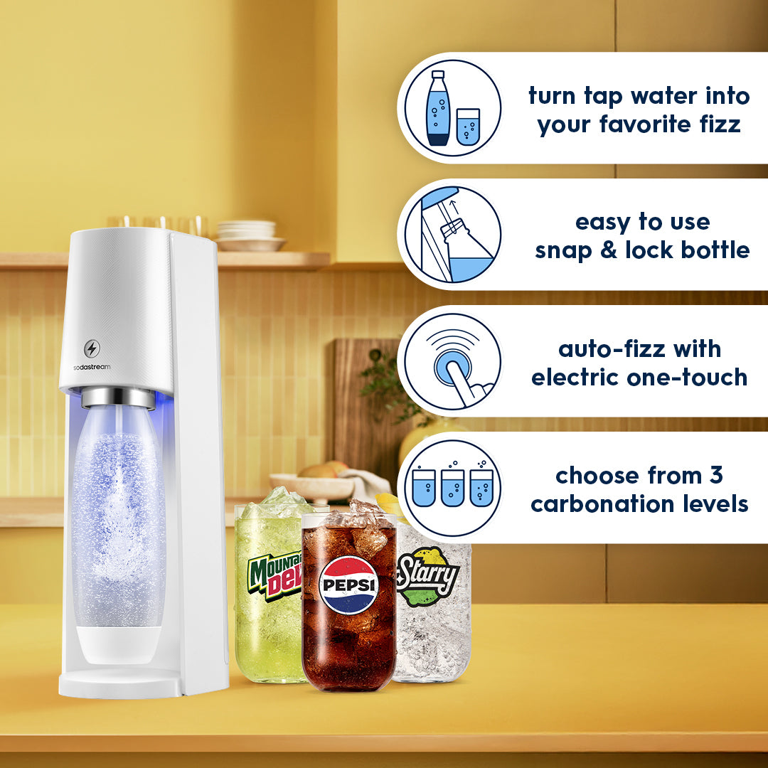 SodaStream E-Terra Electric Sparkling Water Maker