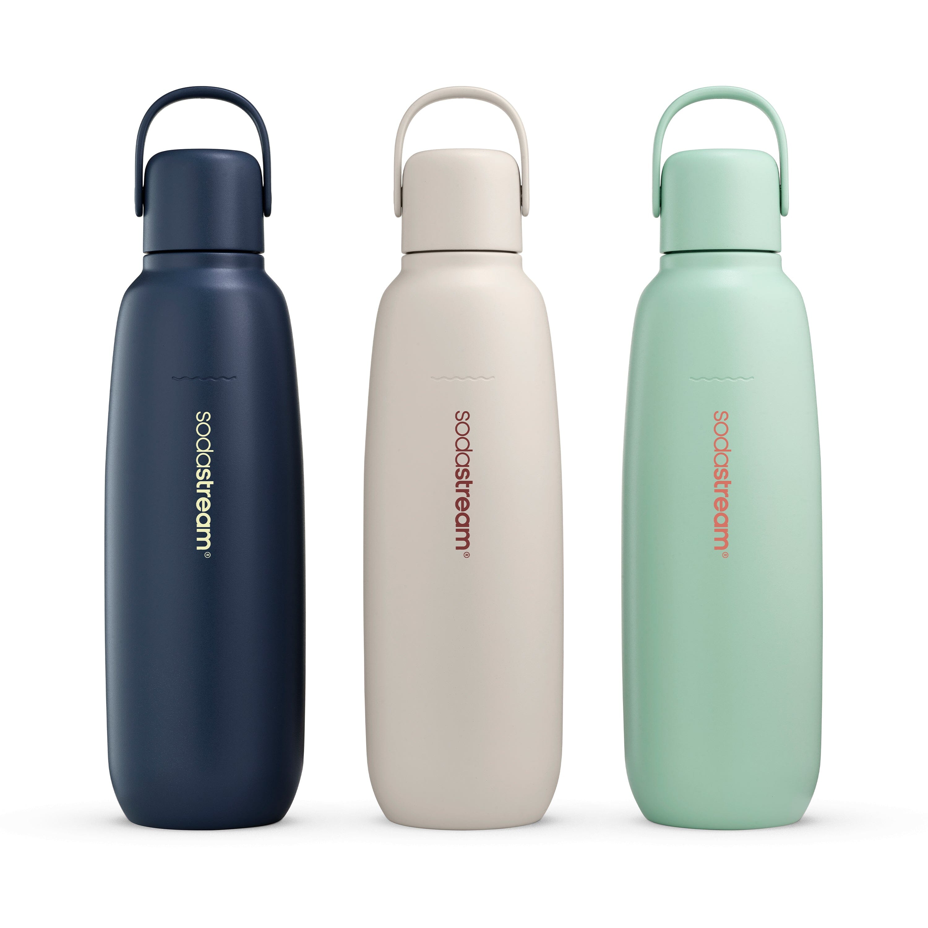 Sodastream Fizz & Go™ Insulated Stainless Steel Carbonating 3 Pack Bottle 30.4 oz sodastream