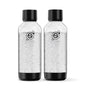 Sodastream Fresh™ Sparkling Water Bottle Twin Pack Black 1L – 1