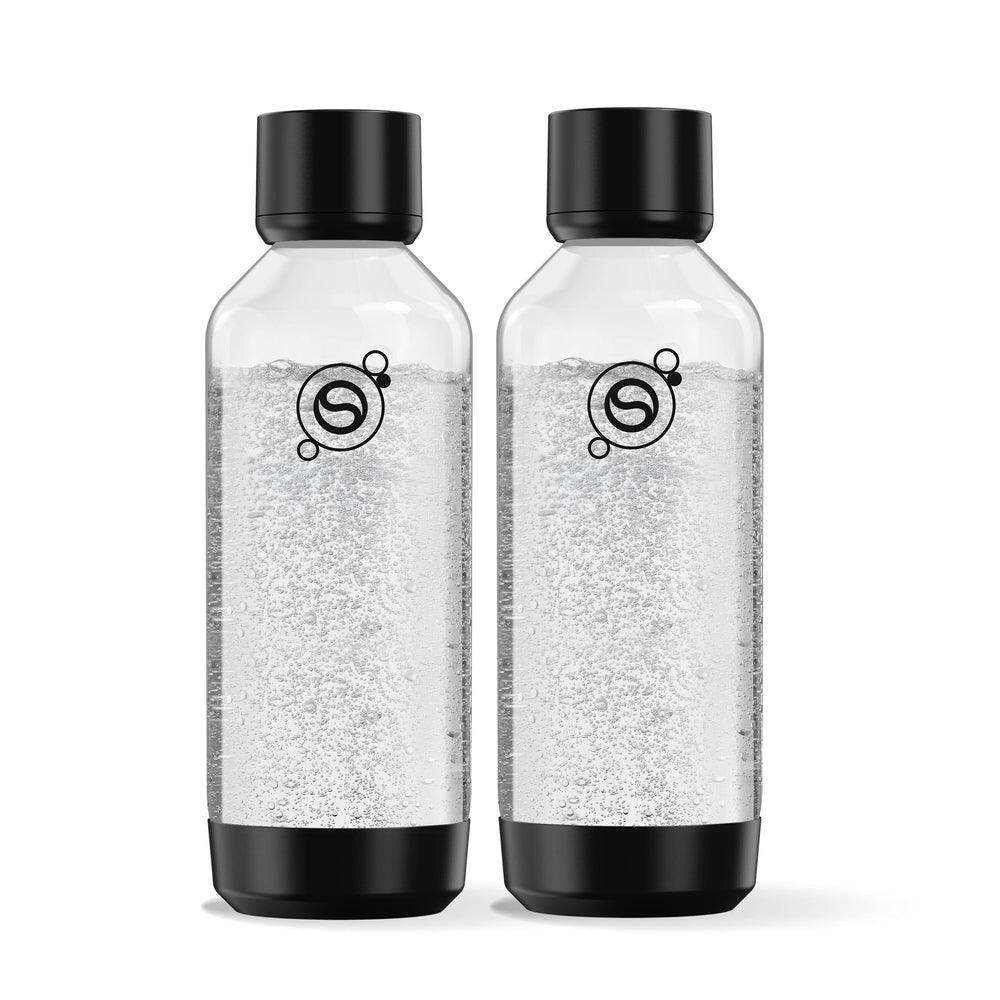 Sodastream Fresh™ Sparkling Water Bottle Twin Pack Black 1L – 1