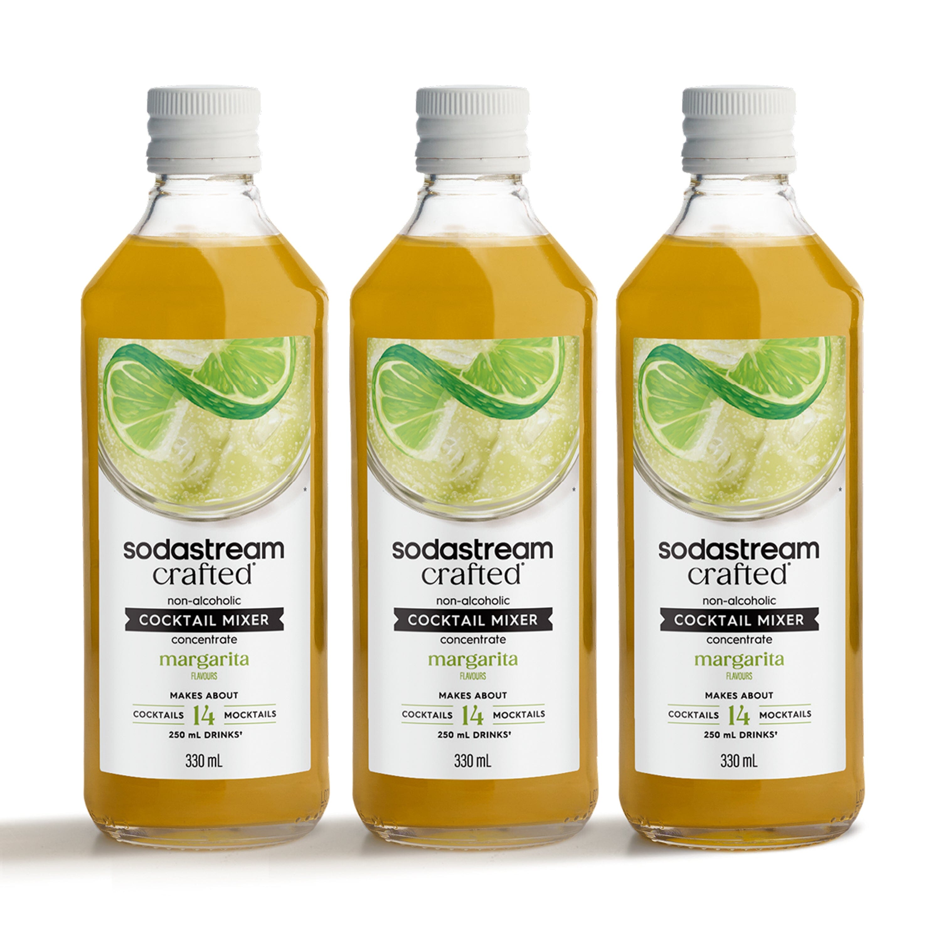 Sodastream Crafted® Mixers Margarita Cocktail 3 Pack Mixer 330ml sodastream