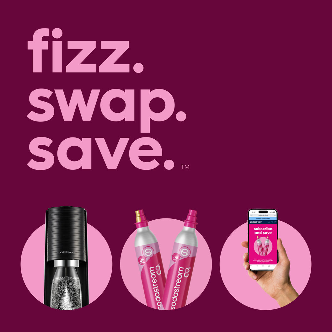 Sodastream Terra Black Fizz Swap Save