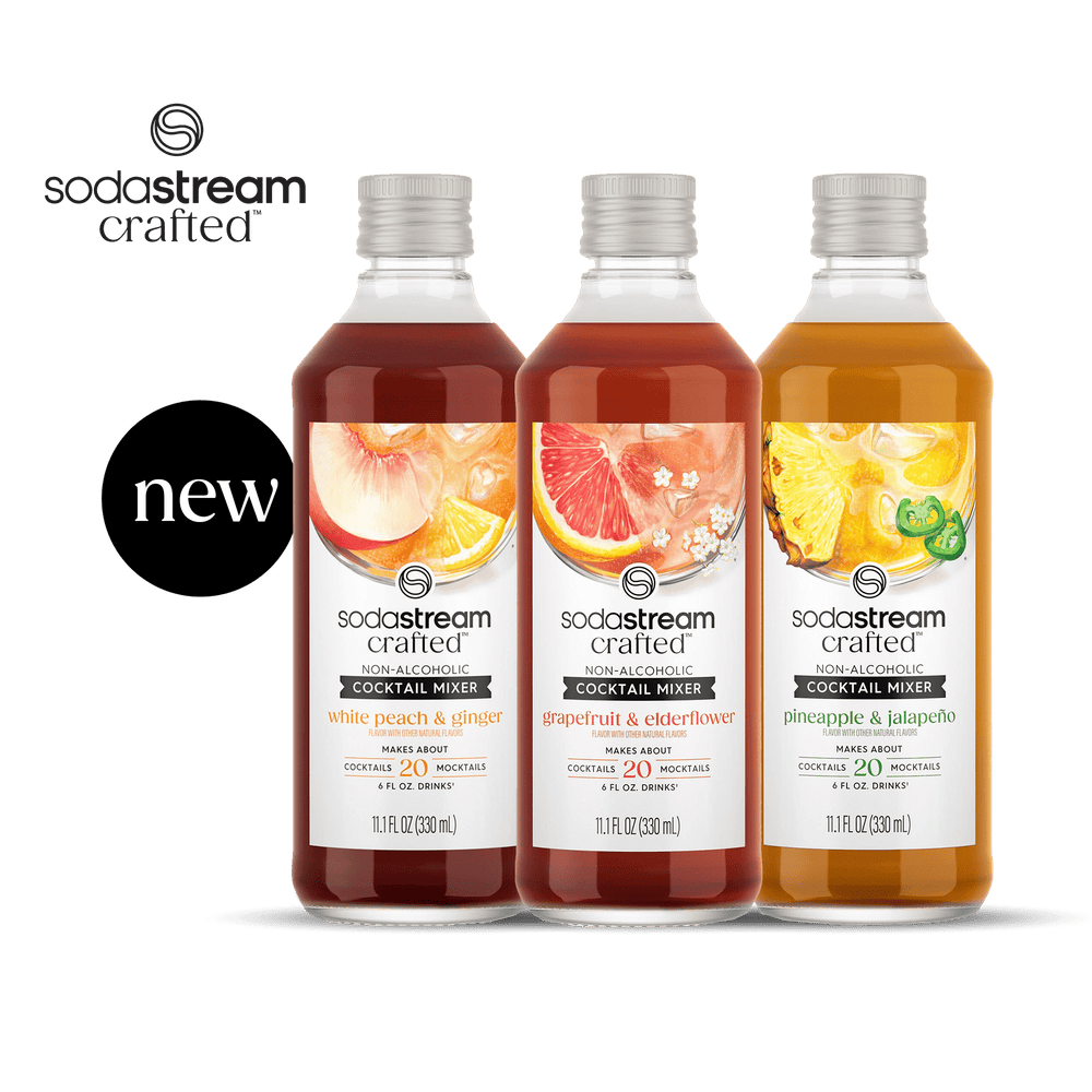 Sodastream Crafted® Mixers Variety Cocktail Mixer 3 Pack 330ml