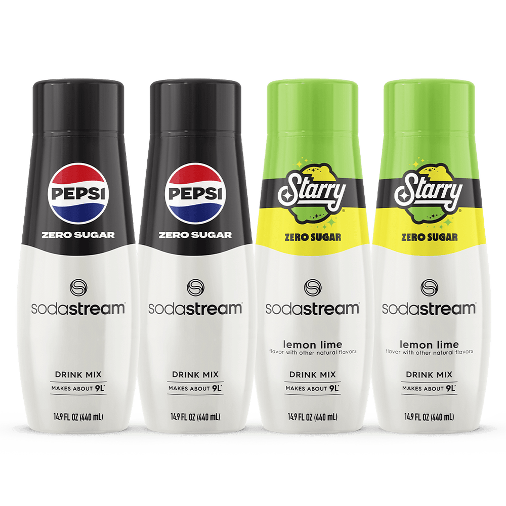 SodaStream 4pk - Pepsi® Zero Drink Mix Variety Set