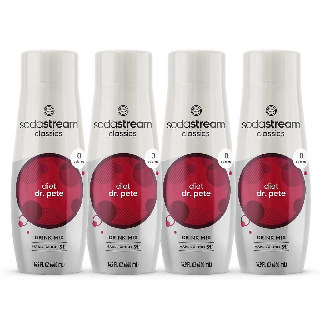 Sodastream Classics® Diet Dr. Pete Drink Mix 4 Pack 440ml