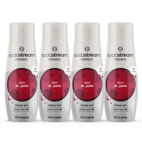 Sodastream Classics® Diet Dr. Pete Drink Mix 4 Pack 440ml- final sale