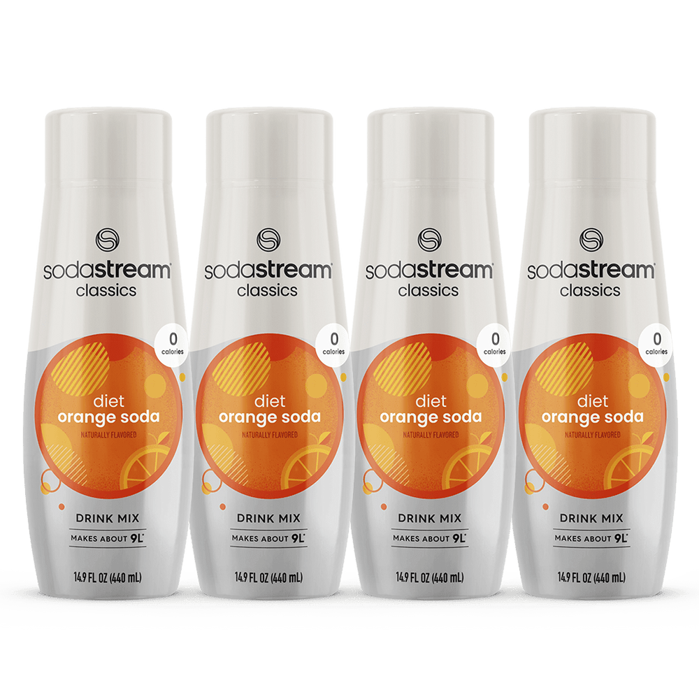 Diet Orange 4 Pack syrup drink mix