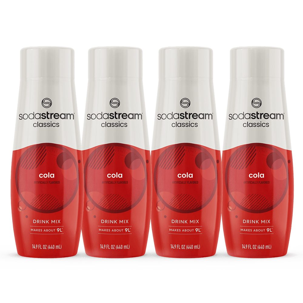 4 Pack Cola Flavored Soda Syrup SodaStream
