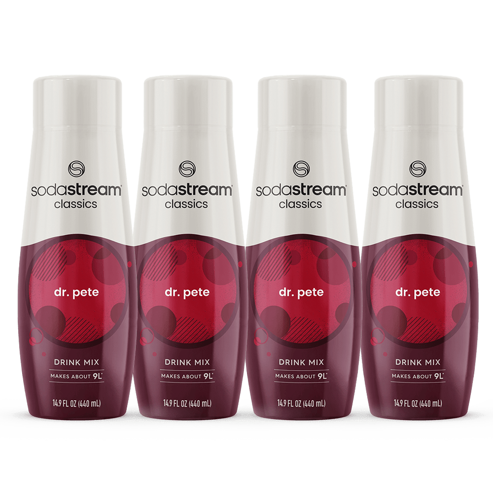 Dr. Pete 4 Pack sodastream syrup
