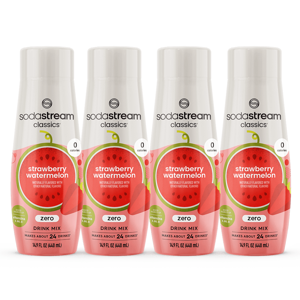 Strawberry Watermelon Zero Calorie 4 Pack syrup drink mix