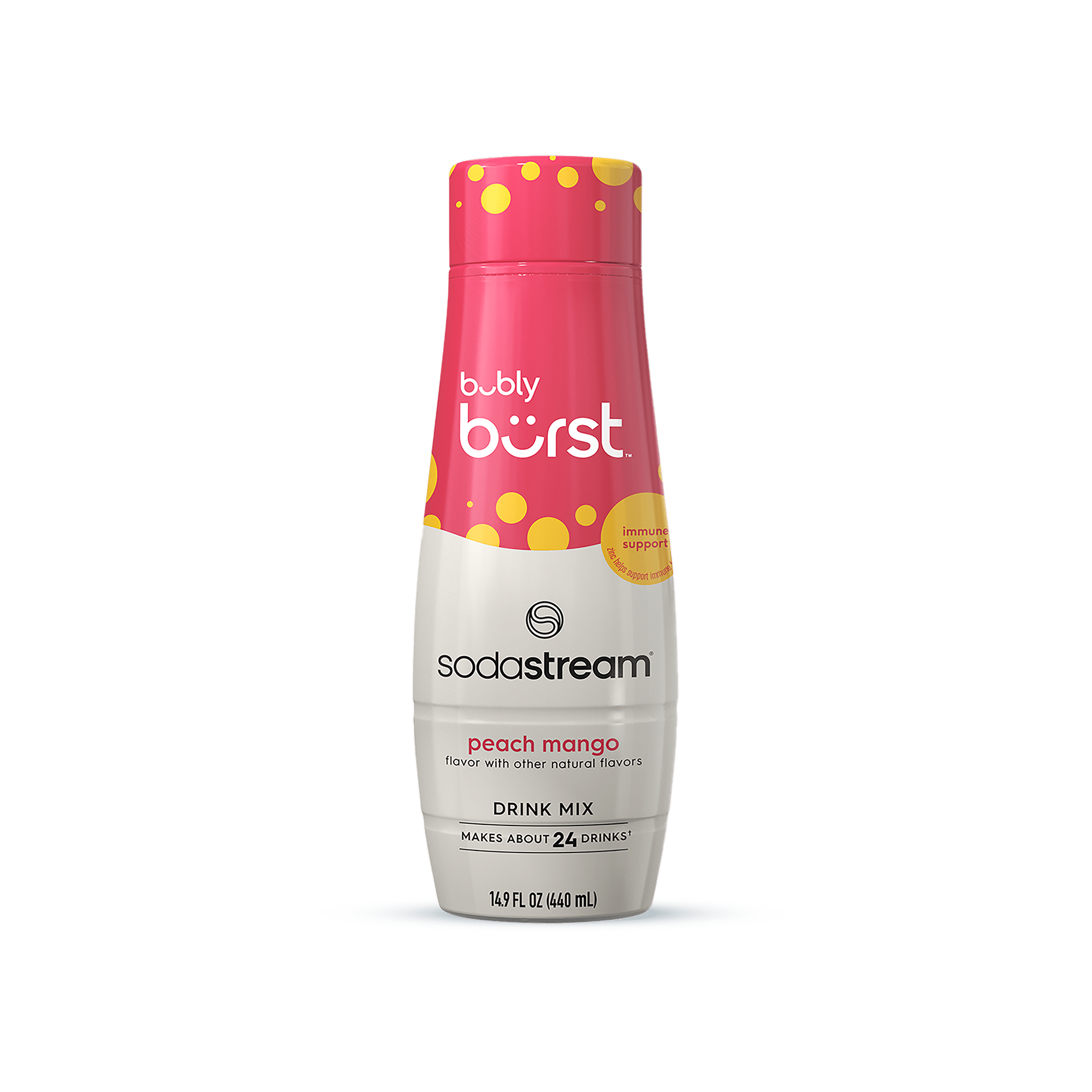 SodaStream® bubly burst Peach Mango Flavor Mix sodastream