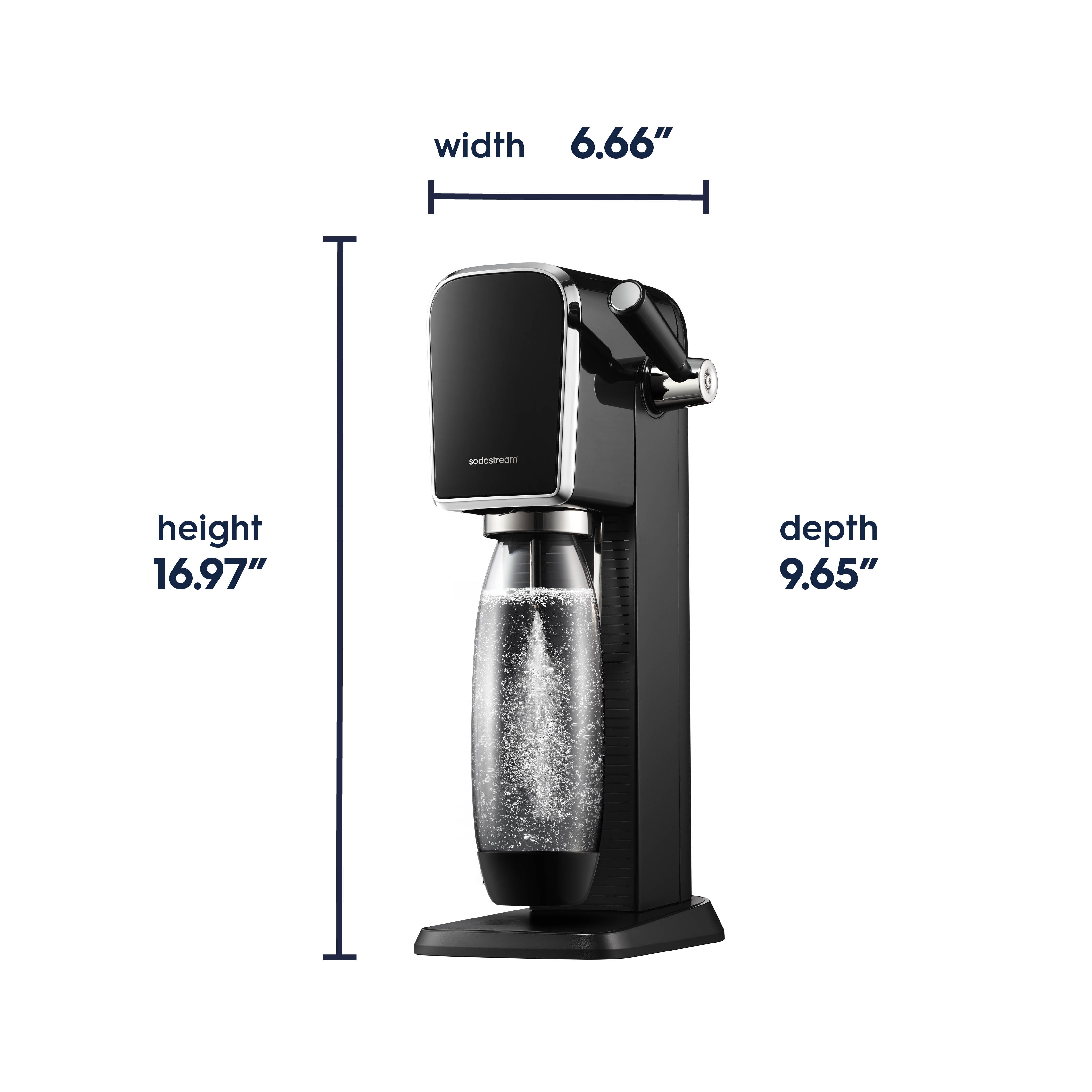 SodaStream Art Sparkling Water Maker + Quick Connect Cylinder