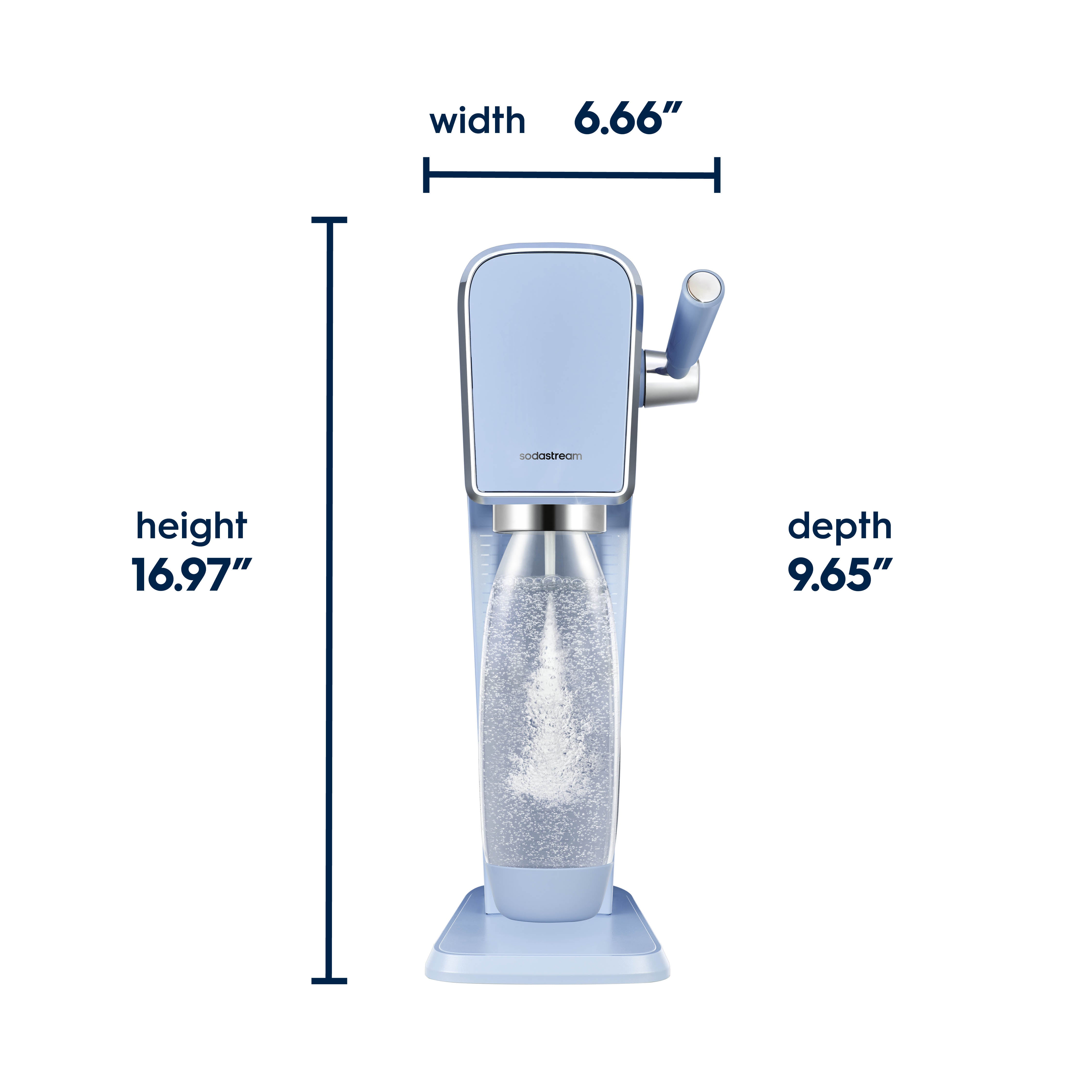 SodaStream Art Sparkling Water Maker + Quick Connect Cylinder SodaStream Art Sparkling Water Maker + Quick Connect Cylinder