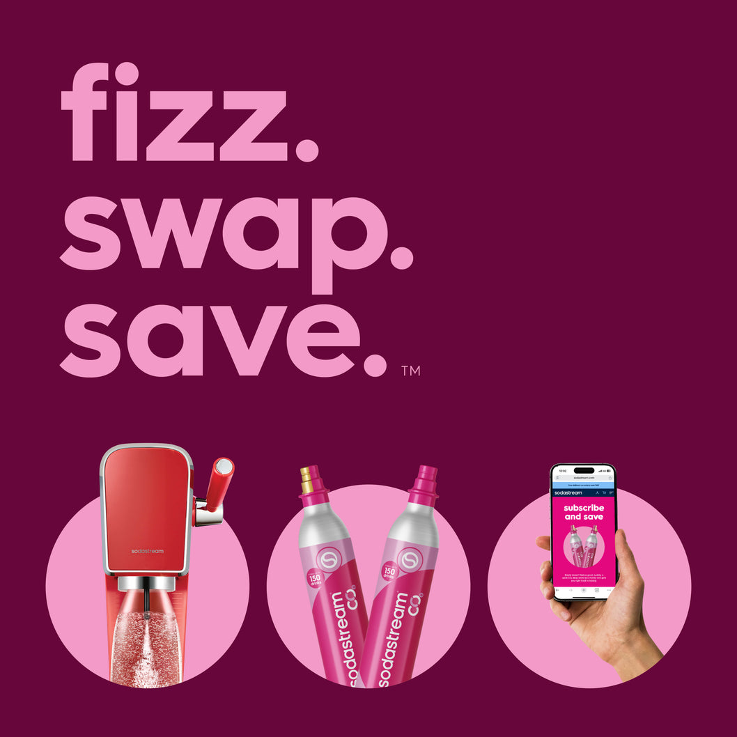 Sodastream Art Red Fizz Swap Save