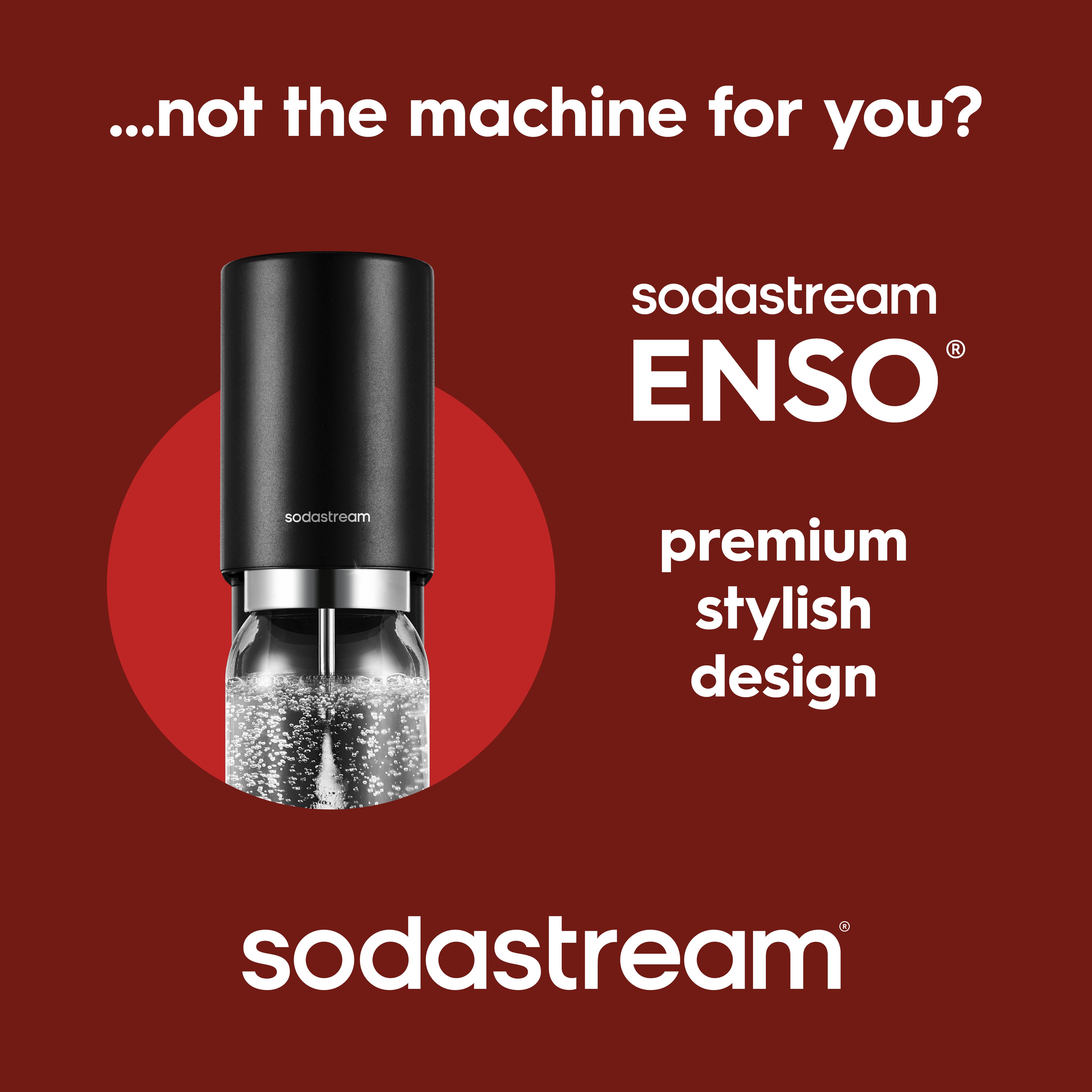 SodaStream Art Sparkling Water Maker + Quick Connect Cylinder