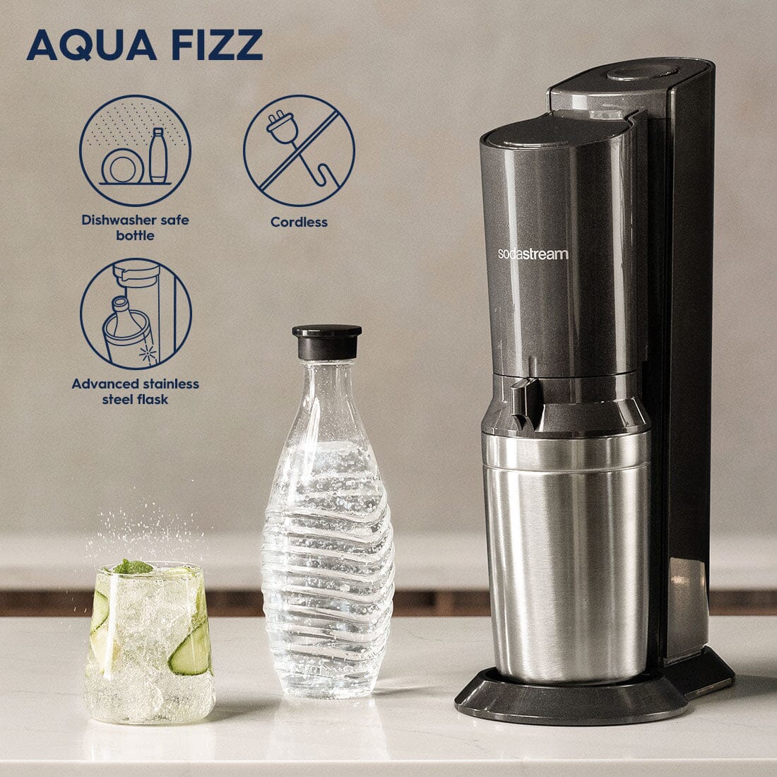 SodaStream Aqua Fizz Sparkling Water Maker