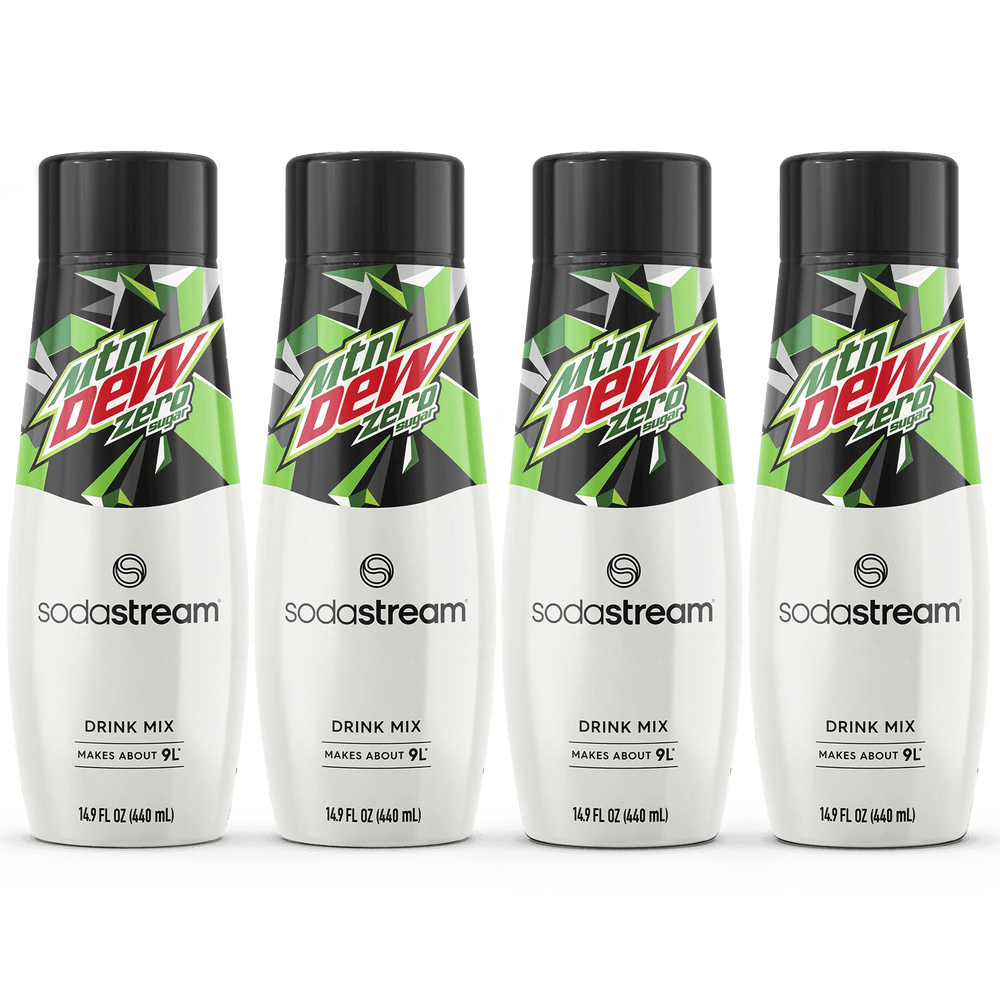 SodaStream® MTN DEW® Zero Sugar Drink Mix - 4-Pack