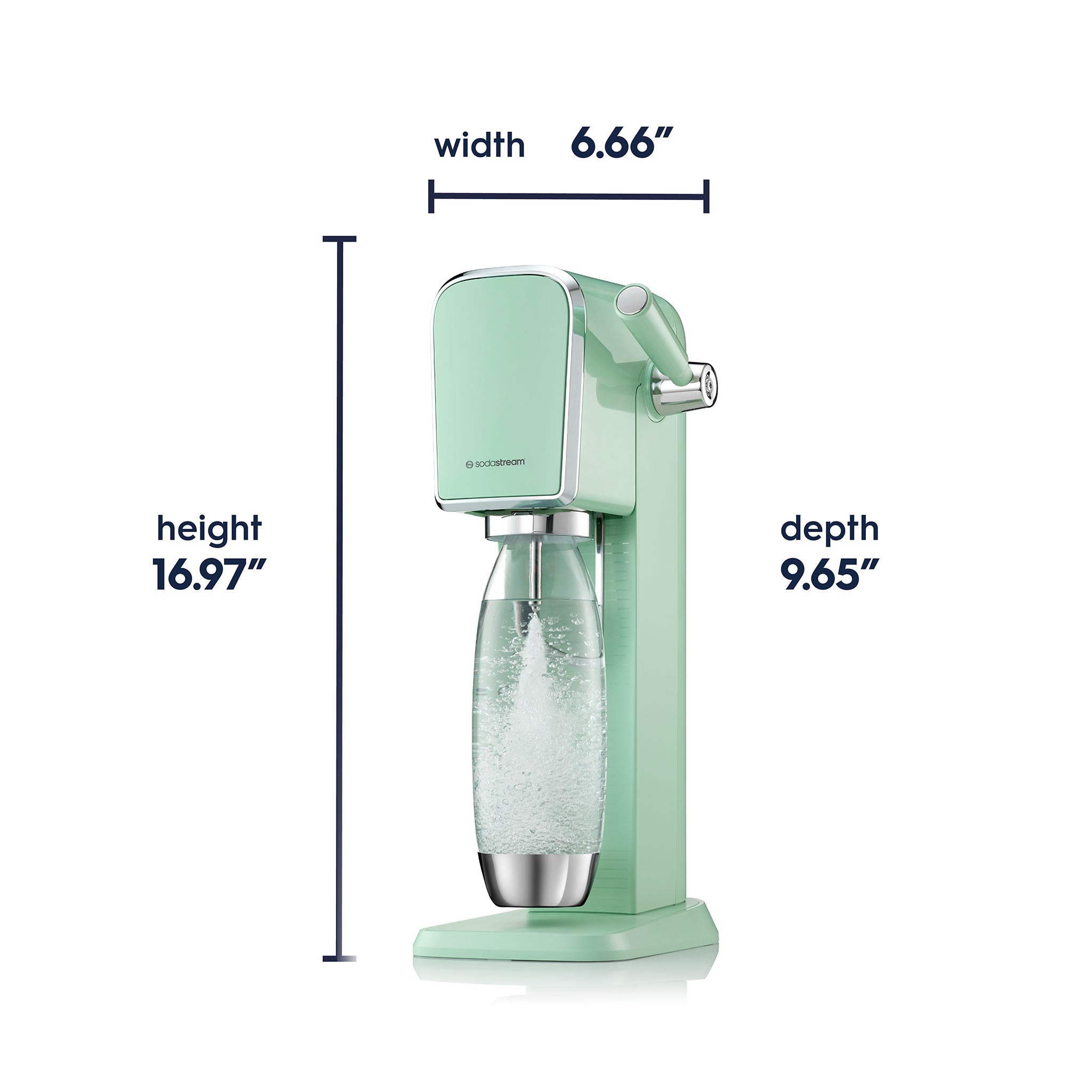 SodaStream Art Sparkling Water Maker + Quick Connect Cylinder