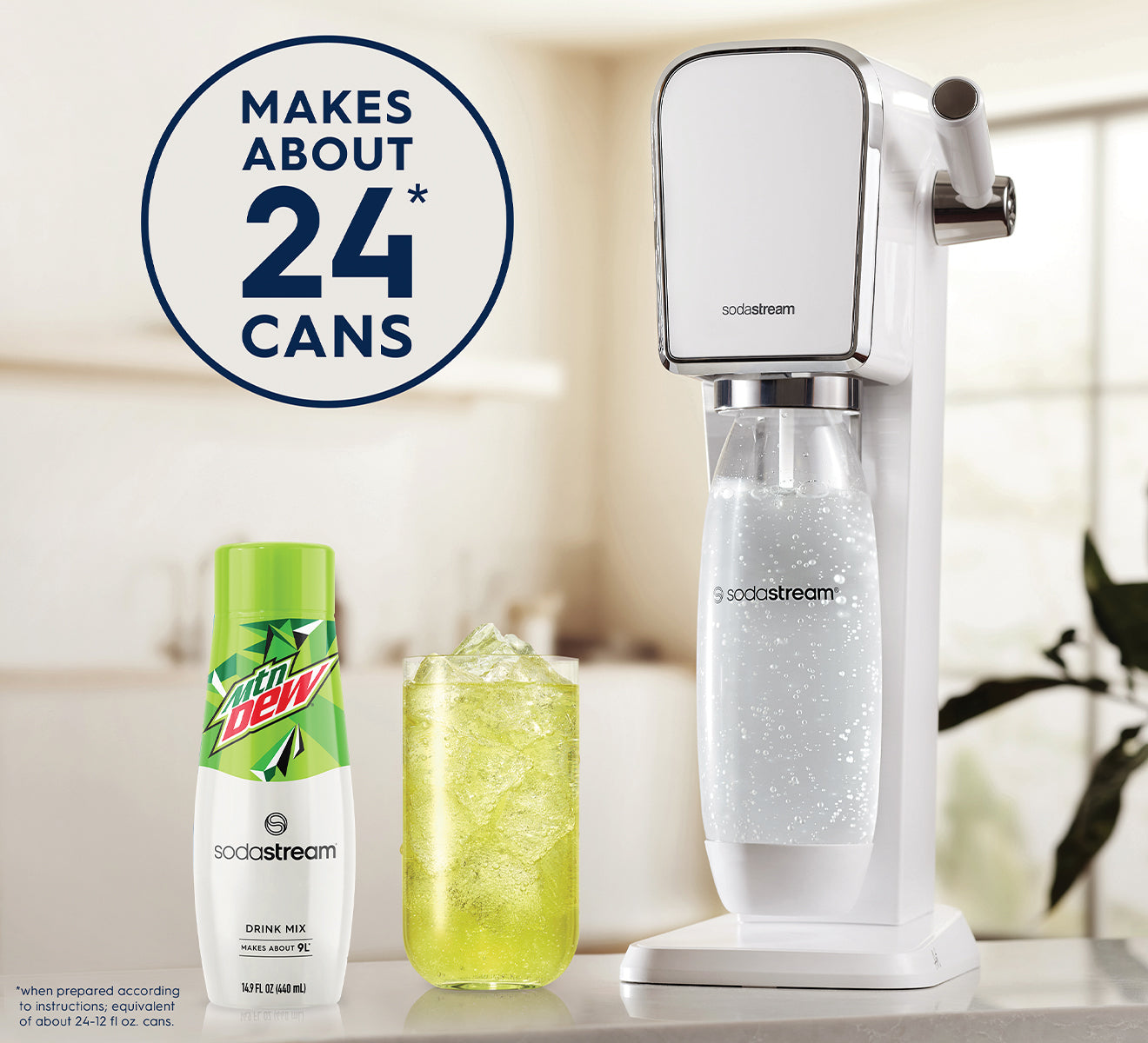 SodaStream® MTN DEW® Drink Mix
