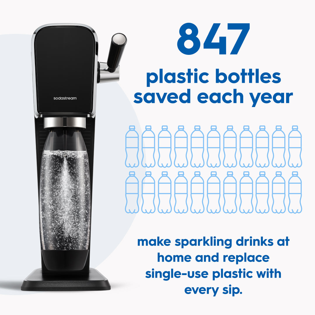SodaStream Art Sparkling Water Maker + Quick Connect Cylinder