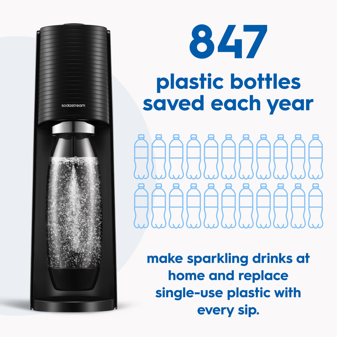 SodaStream Terra Sparkling Water Maker + (Quick Connect cqc bundle)