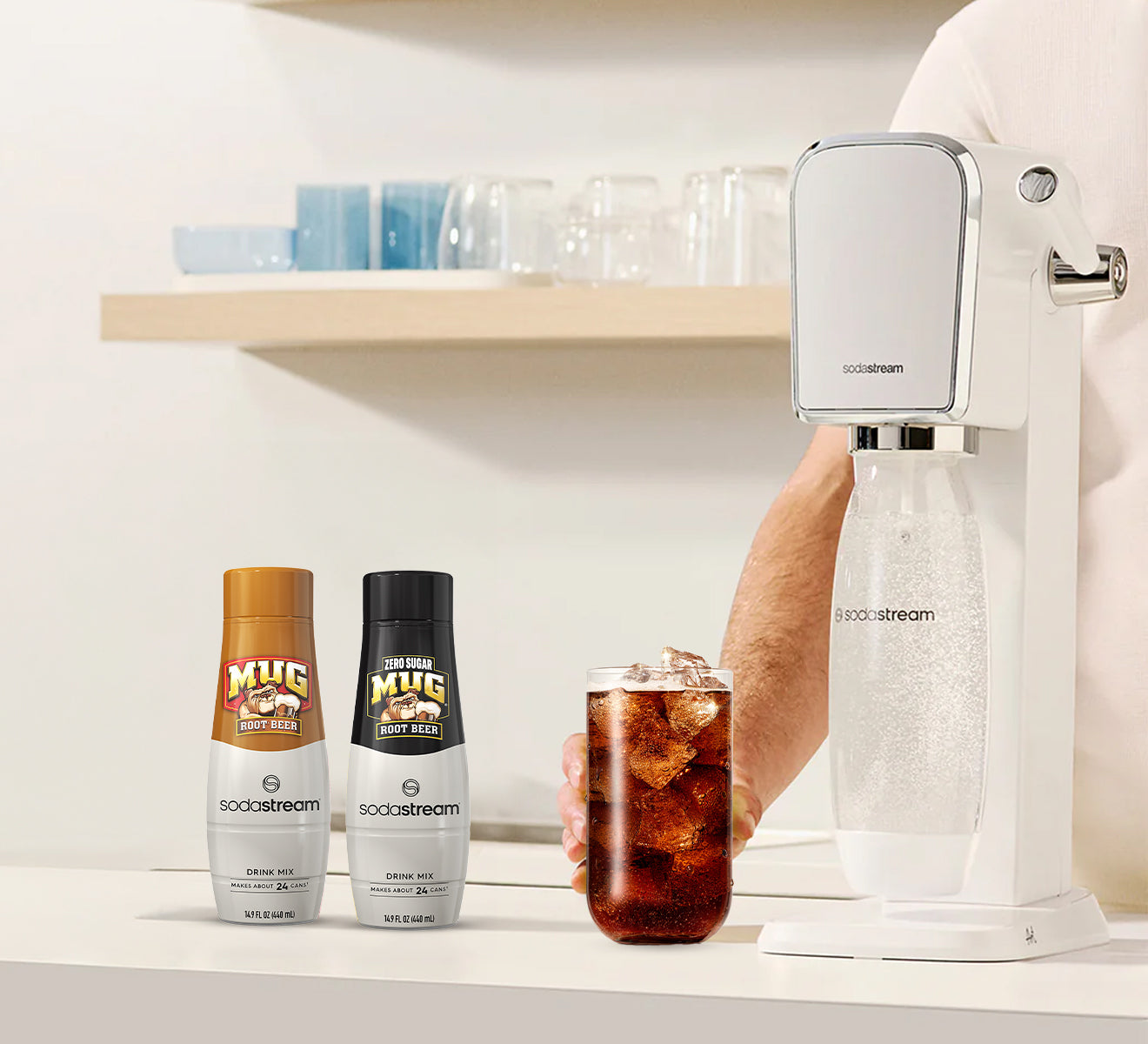 SodaStream Mug Root Beer Zero Sugar Drink Mix