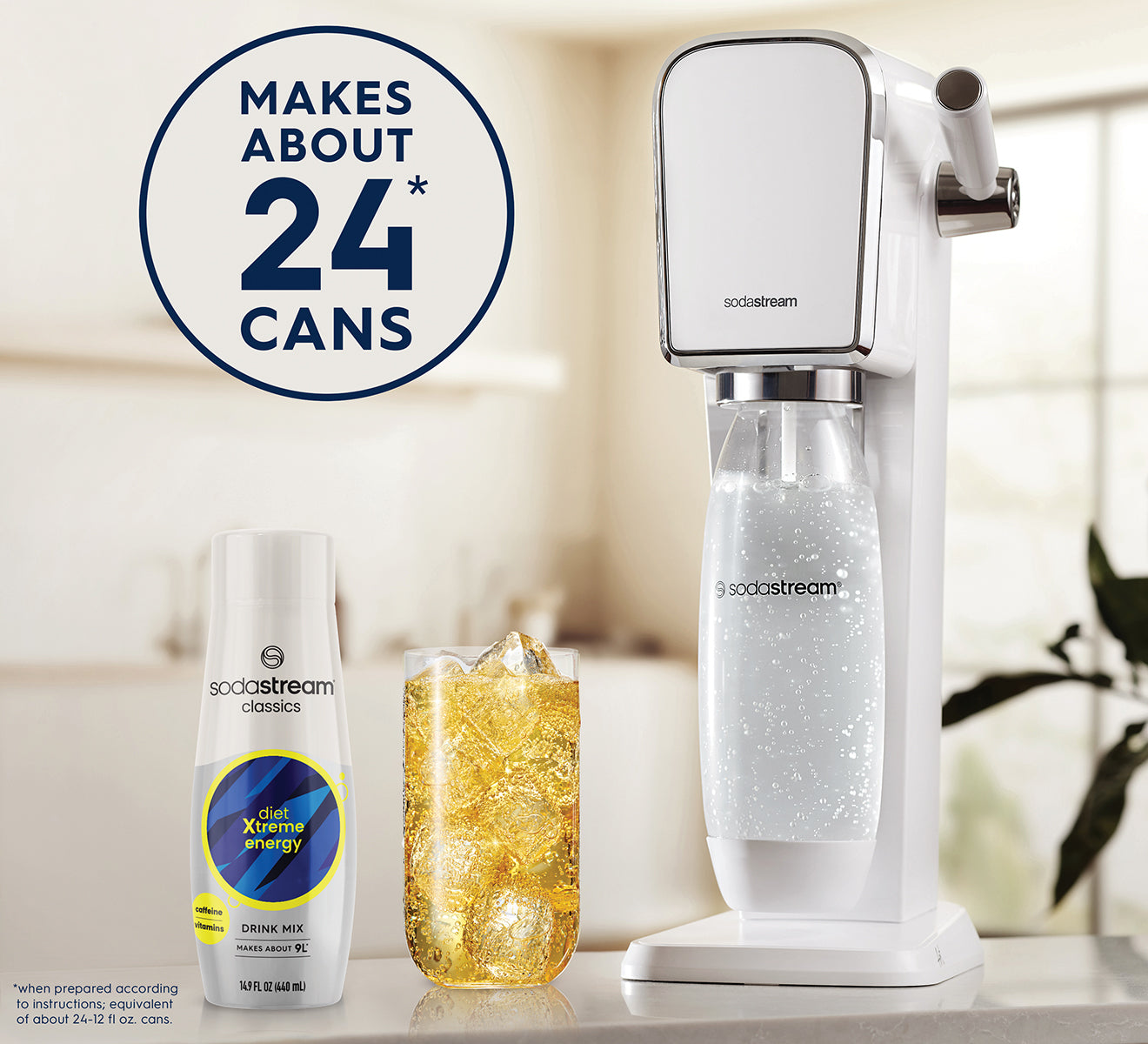 SodaStream Diet Energy Drink Syrup Flavor Drink Mix