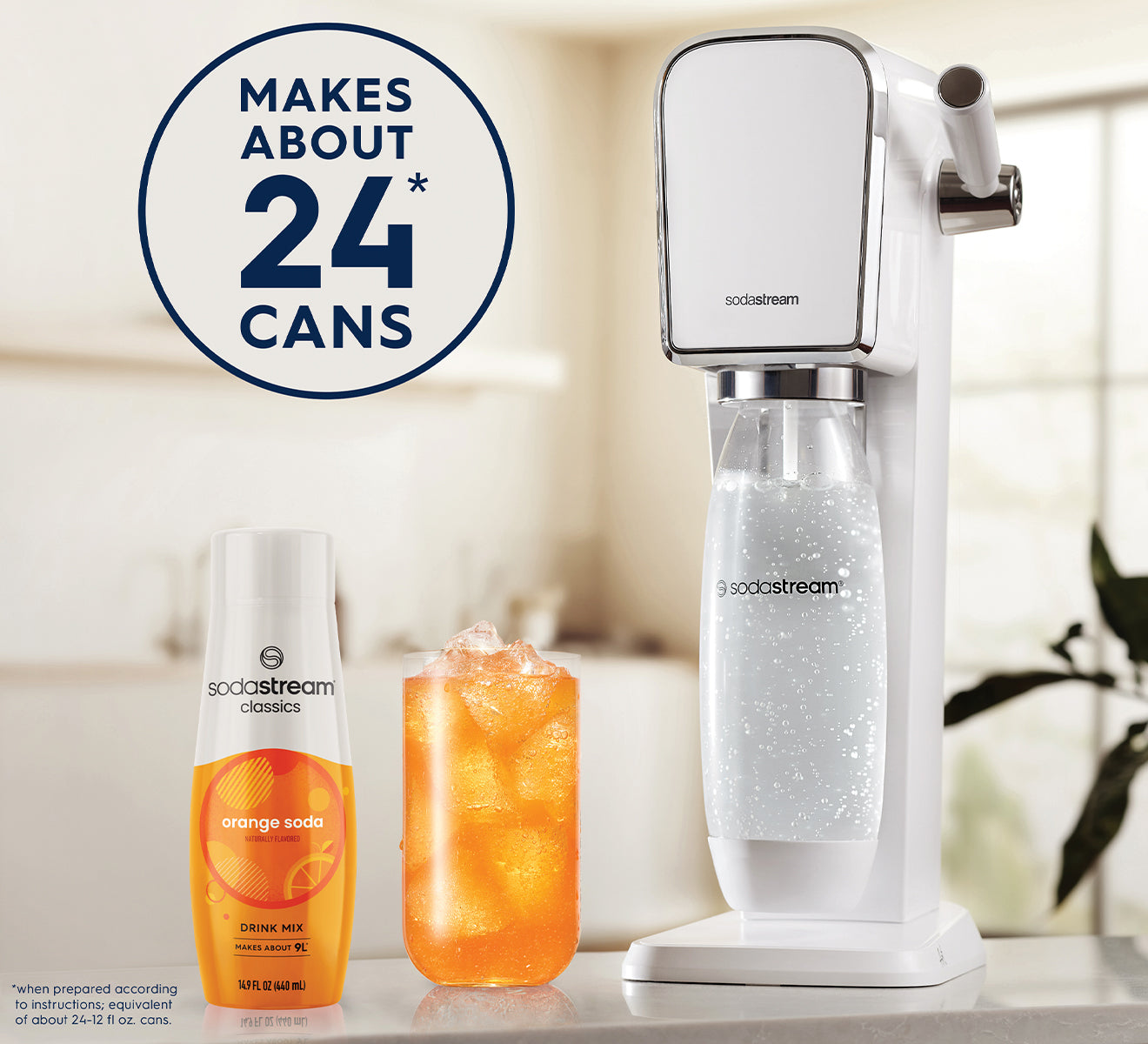 SodaStream Orange Drink Mix Flavor Syrup