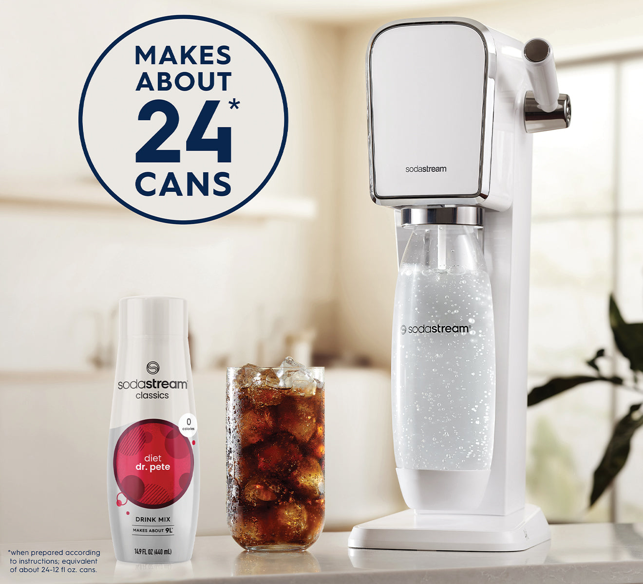 キッチン家電 soda stream 4 Pack Diet Dr. Pete Flavored Soda Syrup - SodaStream